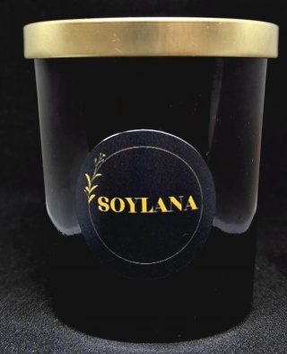 Świeca sojowa "Moon glow" o zapachu czereśni.